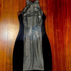 Stretch halter dress